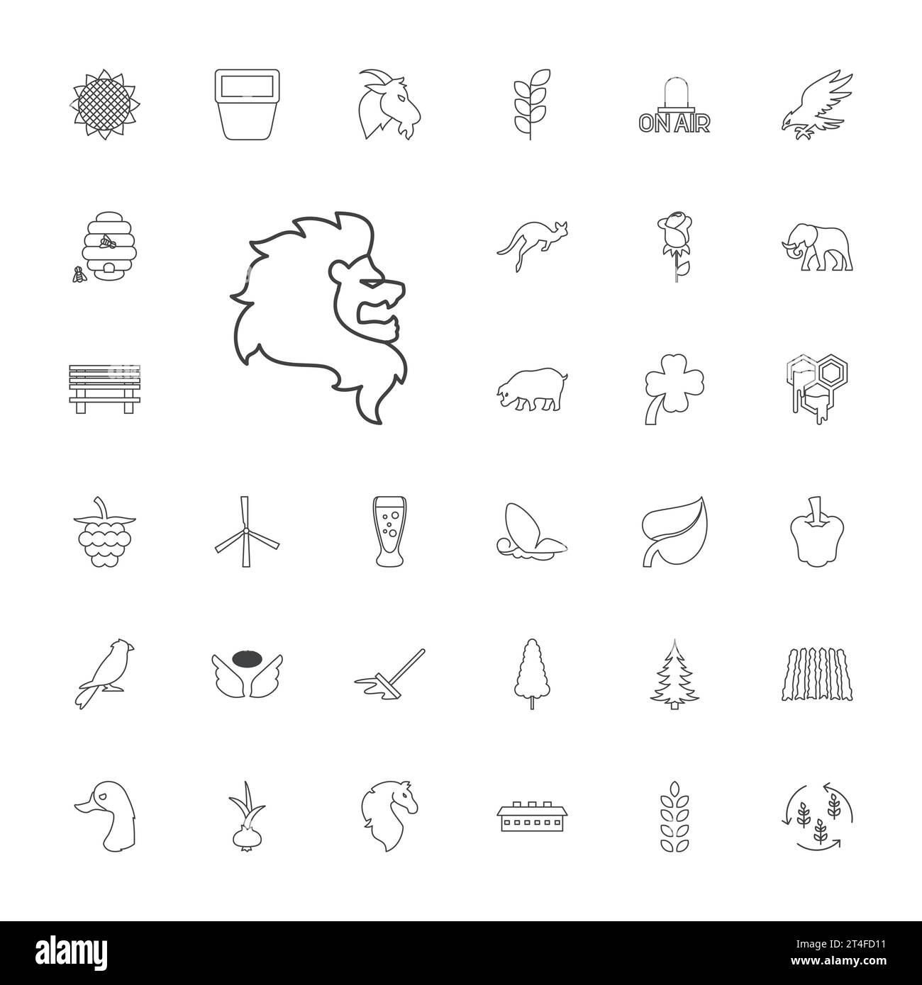 33-nature-icons-royalty-free-vector-image-stock-vector-image-art-alamy