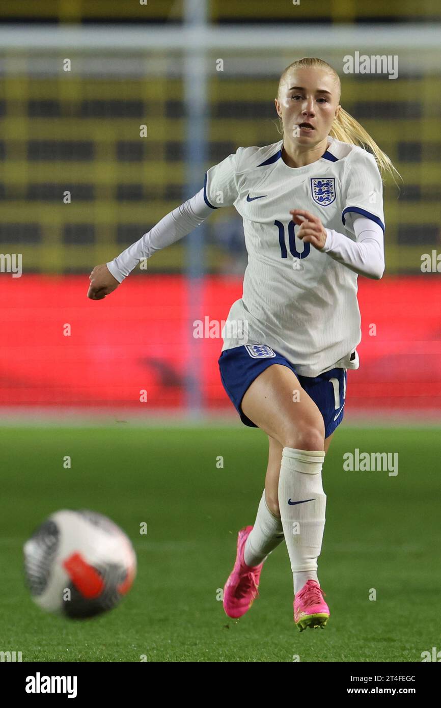 manchester-uk-30th-oct-2023-laura-blindkilde-brown-of-england-u23s