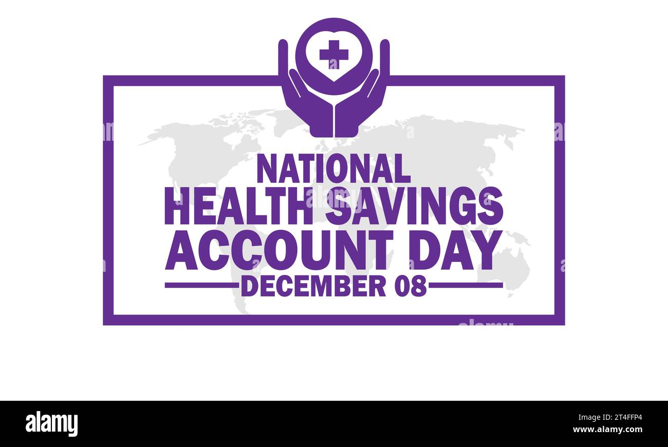 National Health Savings Account Day Vector illustration. December 08. Design template for banner, poster, flyer. Stock Vector