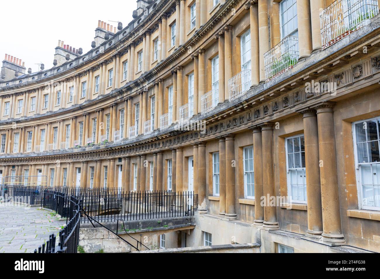 The Circus Bath Georgian Architecture Townhouses In Bath City Centre 