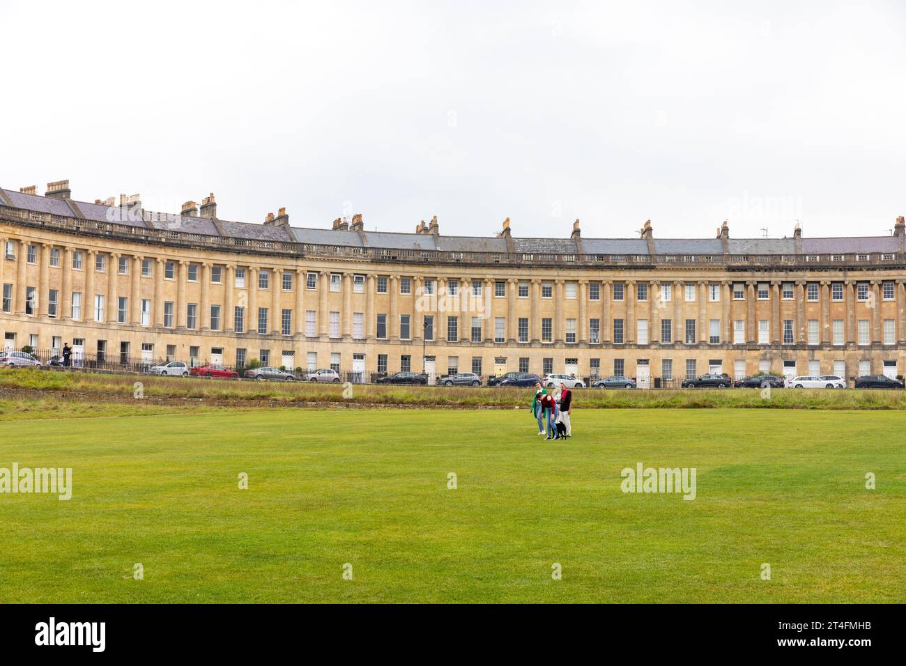 2023, The Royal Crescent 150m long terraced properties Grade 1 Listed in Bath, Somerset,England