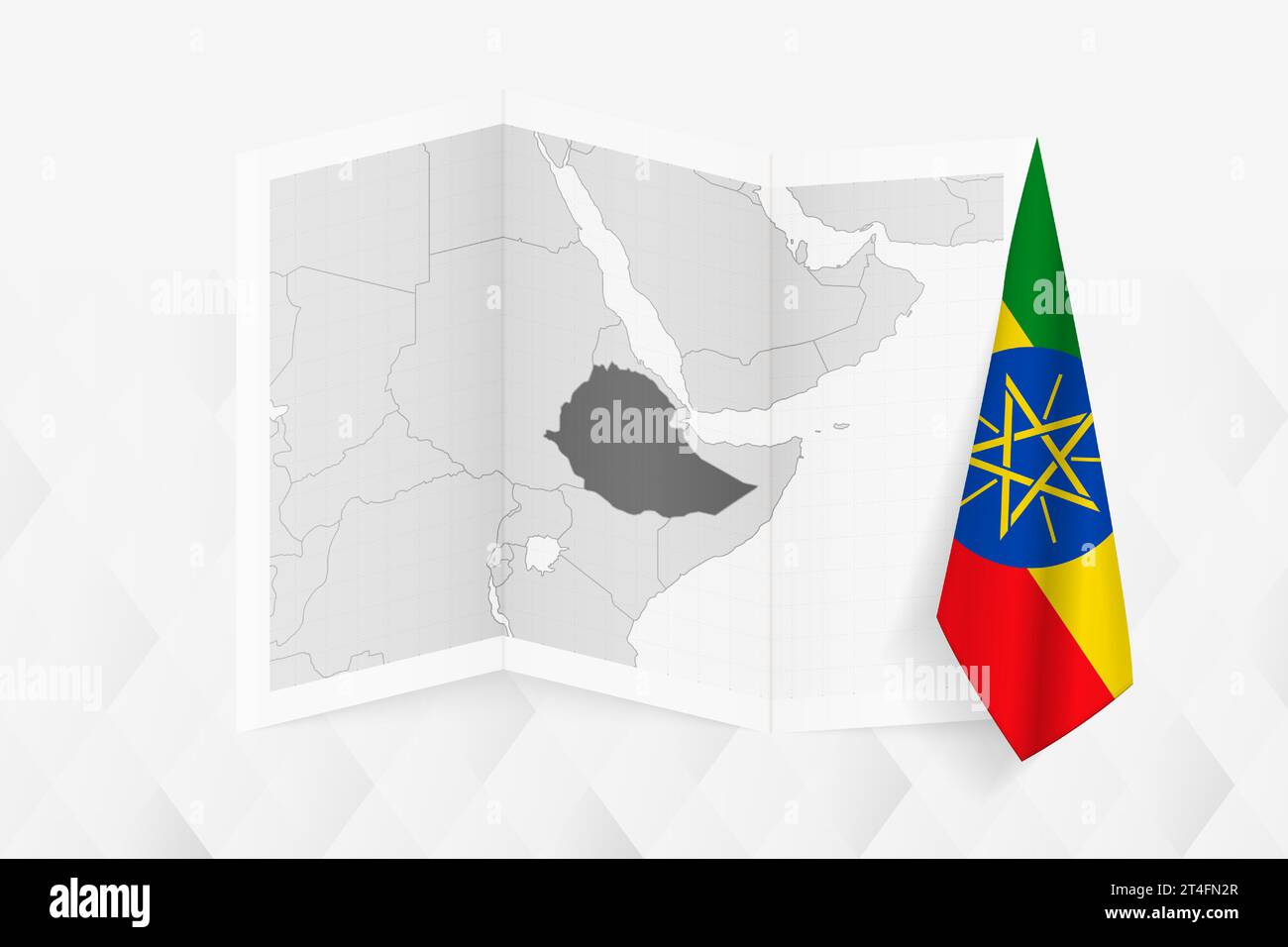 Ethiopian flag map hi-res stock photography and images - Alamy