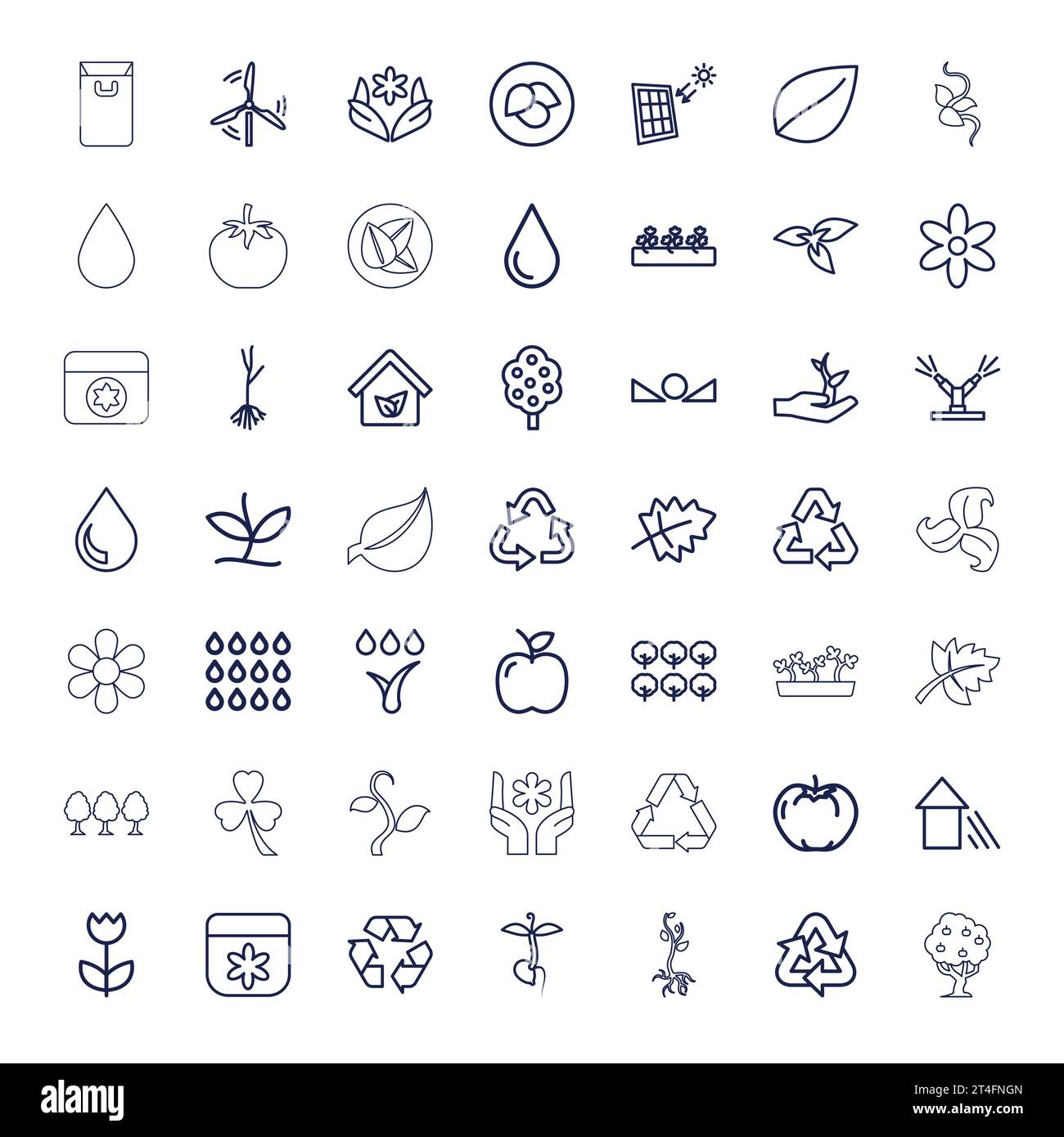 49 eco icons Royalty Free Vector Image Stock Vector Image & Art - Alamy