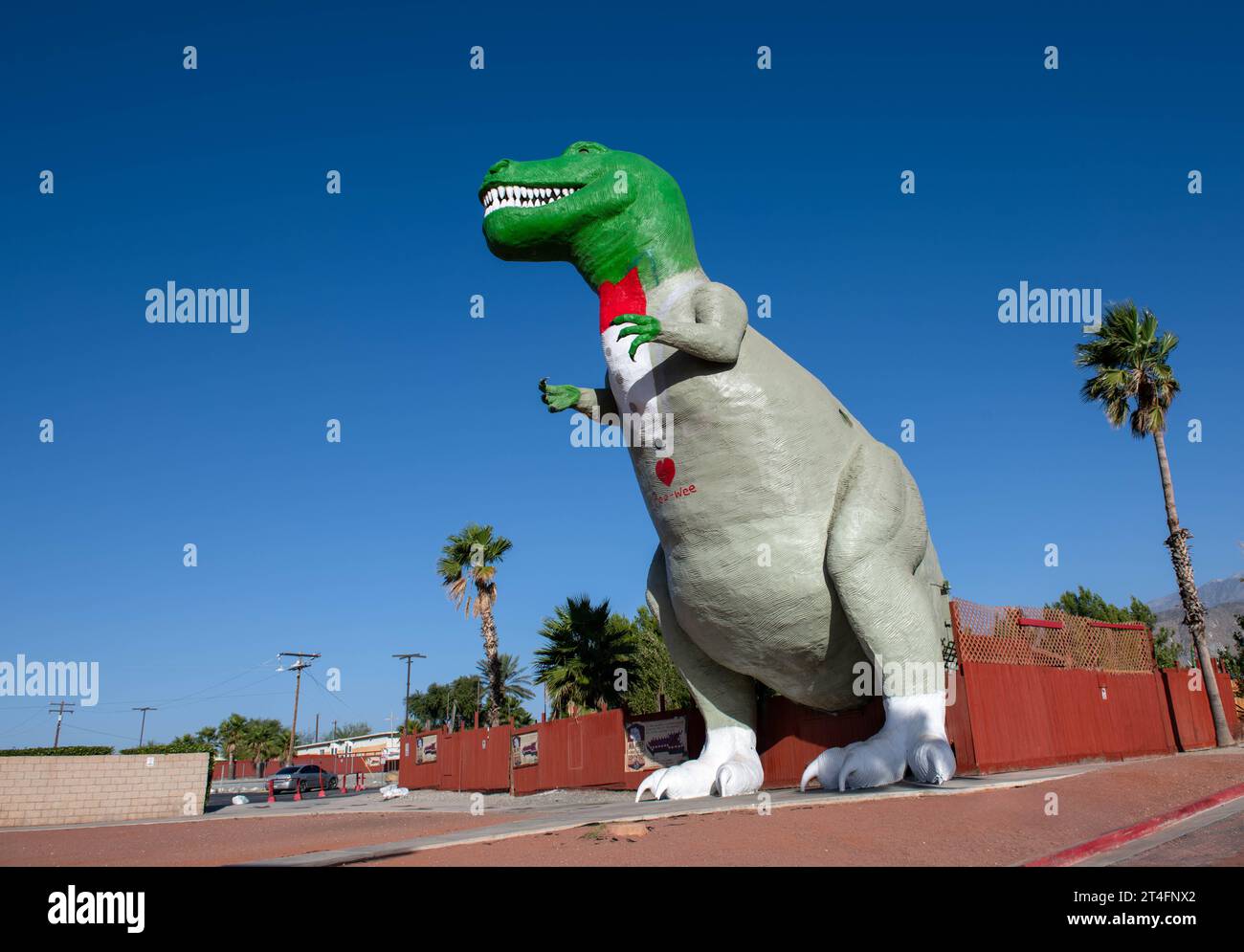 Dinosaur statue, Cabazon, California Stock Photo Alamy