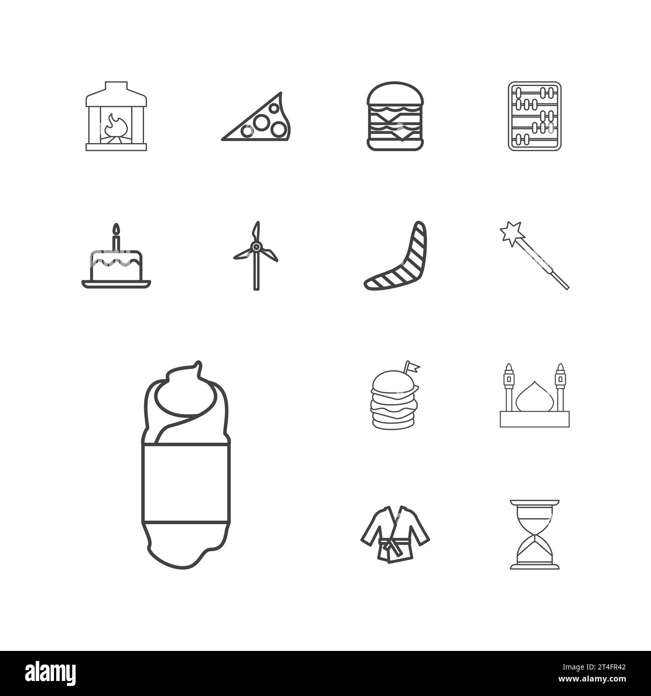 Traditional icons Royalty Free Vector Image Stock Vector Image & Art ...