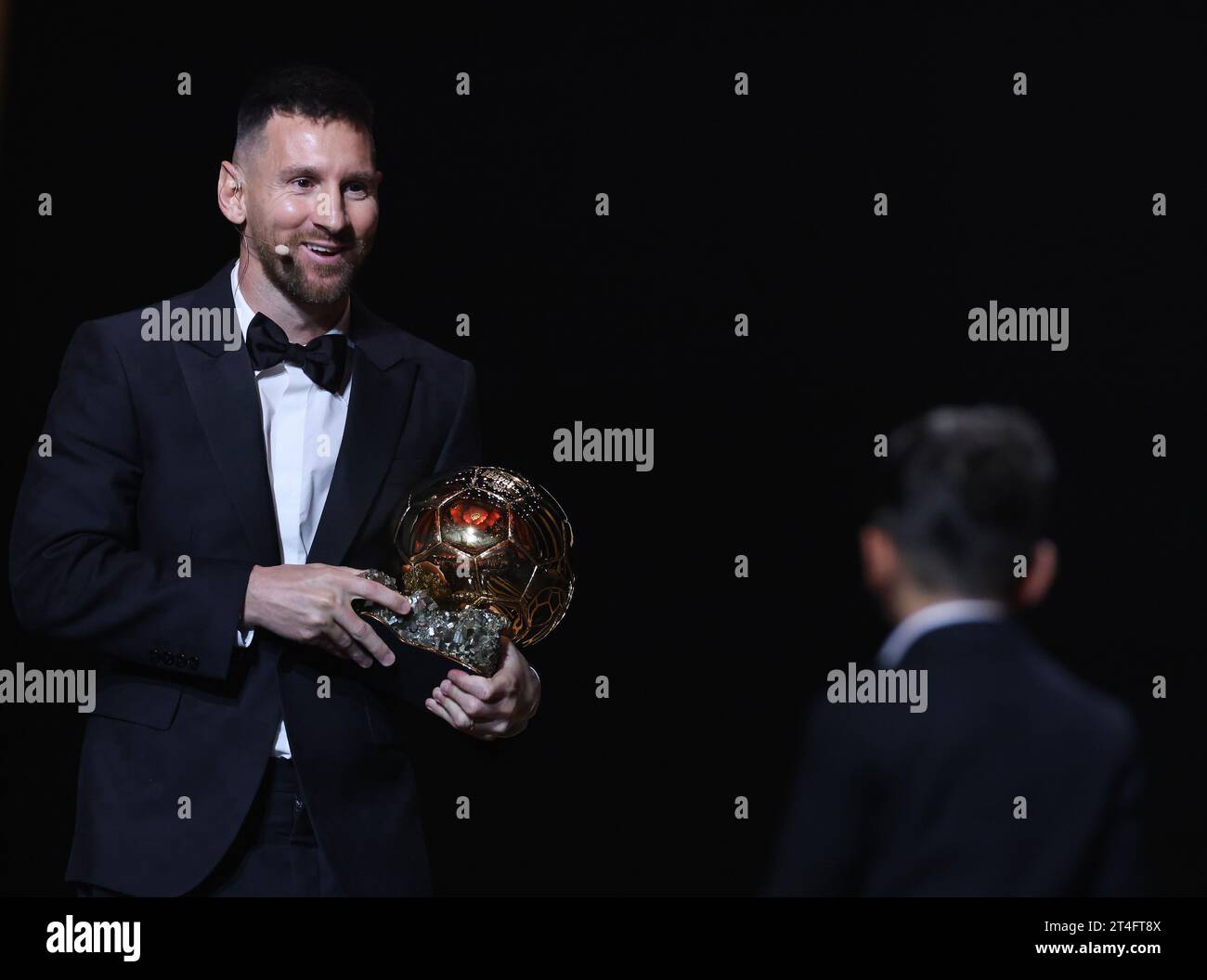 Paris France 30th Oct 2023 Argentine Forward Lionel Messi Reacts On paris-france-30th-oct-2023-argentine-forward-lionel-messi-reacts-on