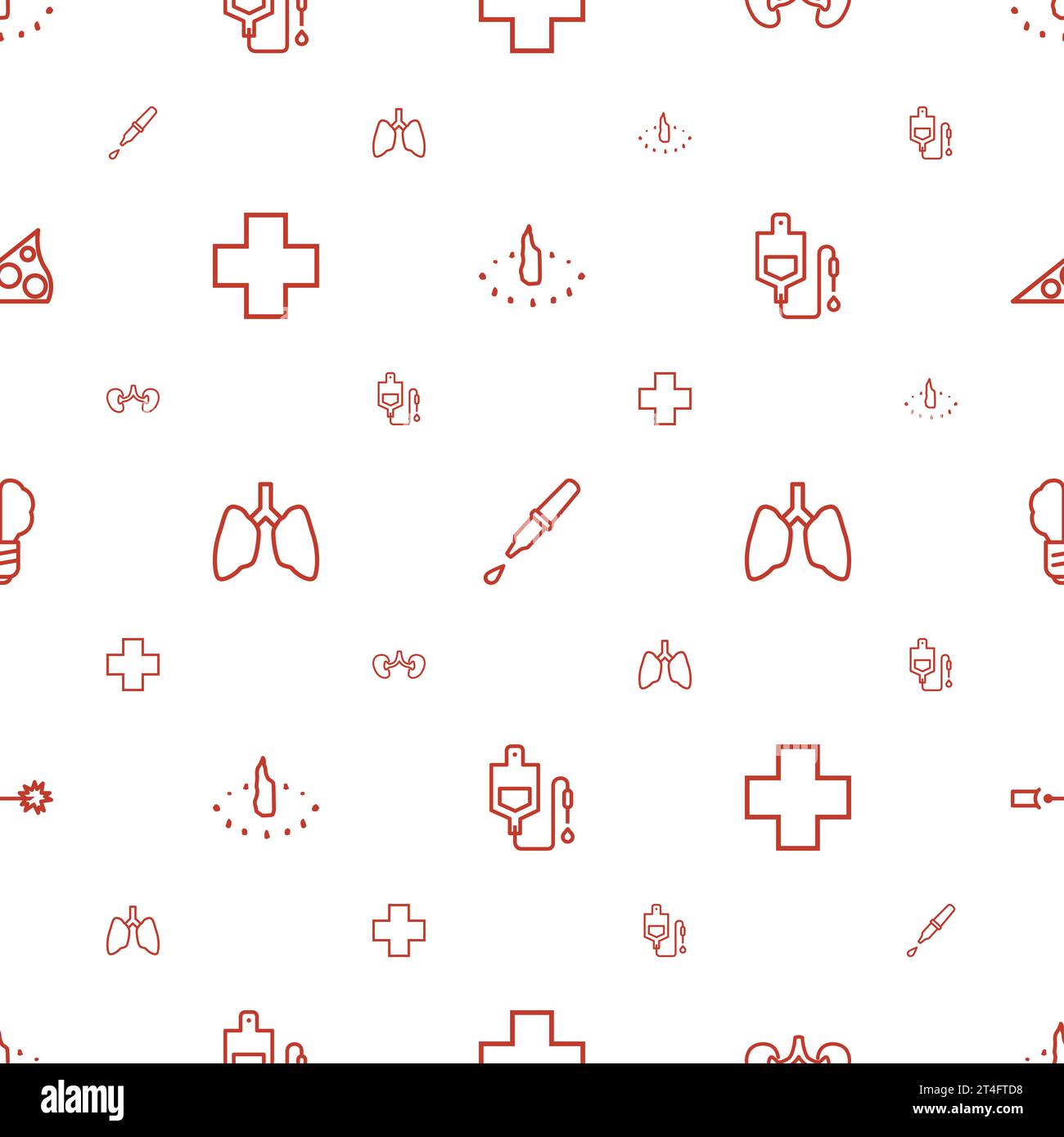 Science icons pattern seamless white background Vector Image Stock ...