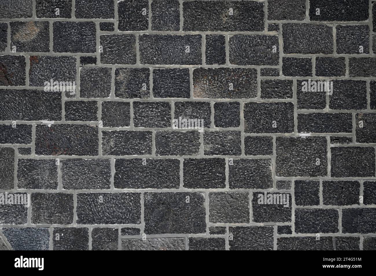 The Christchurch Arts Centre - Stone Wall Background detailed, New Zealand 2 Stock Photo