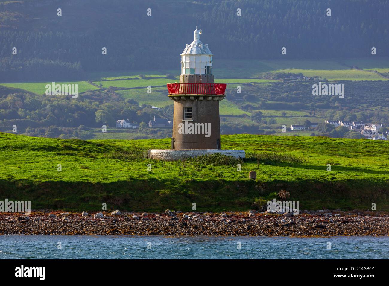Oyster Island Lighthouse, Rosses Point, County Sligo, Ireland Stock ...