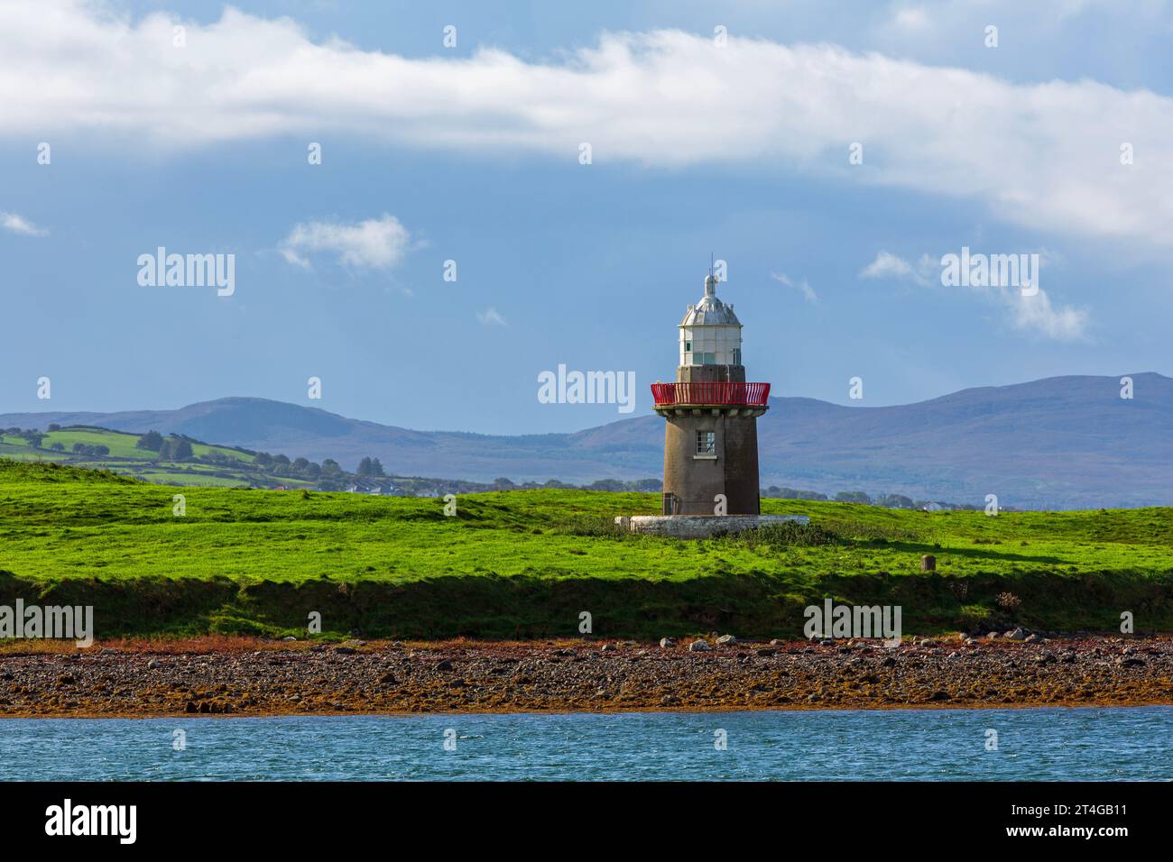 Oyster Island Lighthouse, Rosses Point, County Sligo, Ireland Stock ...