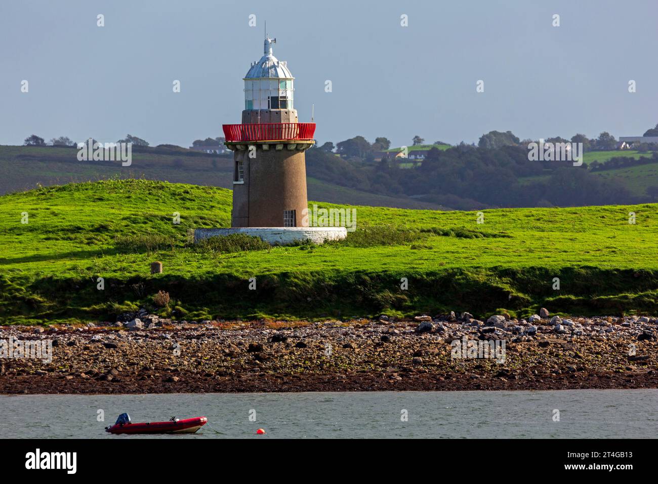 Oyster Island Lighthouse, Rosses Point, County Sligo, Ireland Stock ...