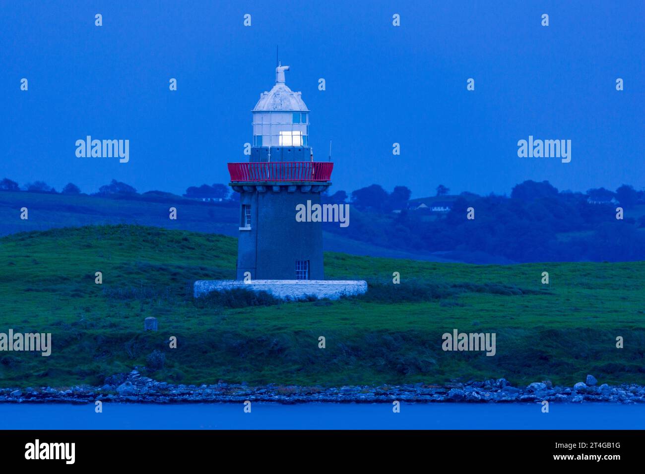 Oyster Island Lighthouse, Rosses Point, County Sligo, Ireland Stock ...