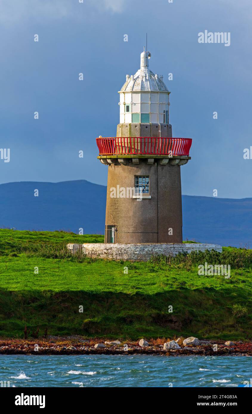 Oyster Island Lighthouse, Rosses Point, County Sligo, Ireland Stock ...