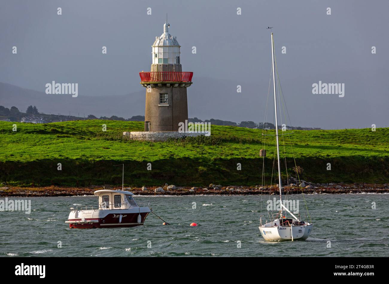 Oyster Island Lighthouse, Rosses Point, County Sligo, Ireland Stock ...