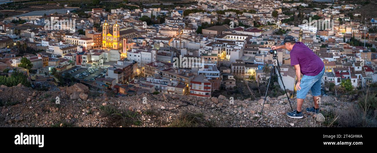 Berja panarama, Almería province, Andalusia, Spain Stock Photo