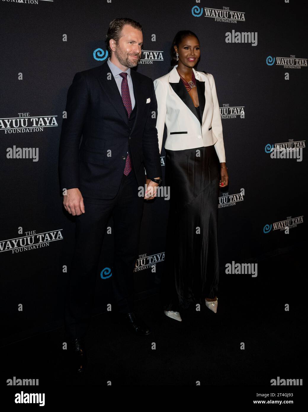 New York, USA. 24th Oct, 2023. Oliver Dachsel And Ubah Hassan Arrive On ...