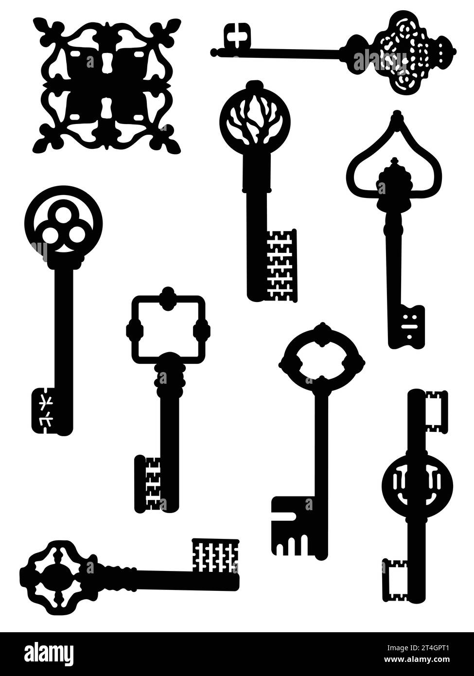 Historical door lock Stock Vector Images Alamy