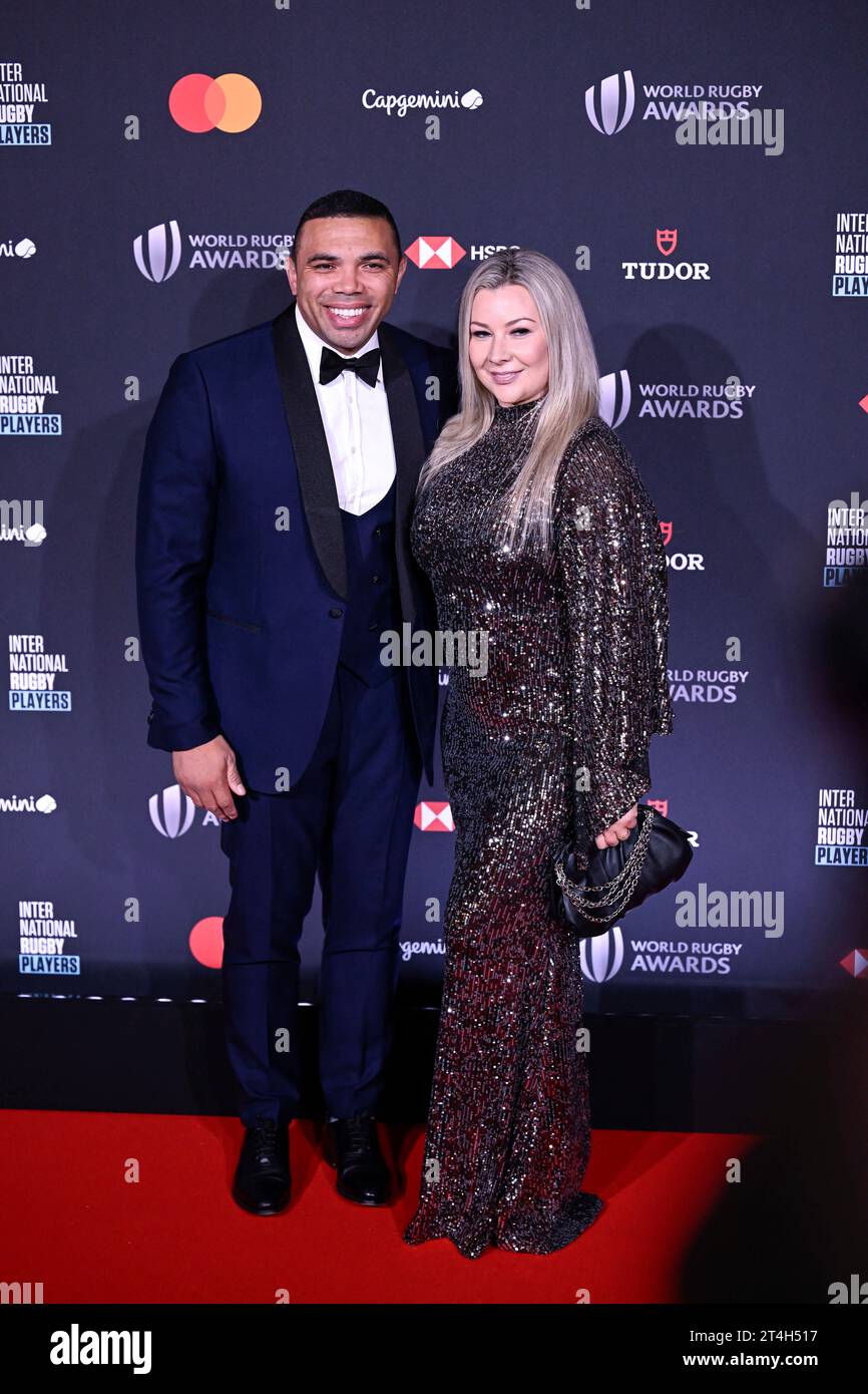 Paris France 29th Oct 2023 Bryan Habana And Janine Viljoen During paris-france-29th-oct-2023-bryan-habana-and-janine-viljoen-during