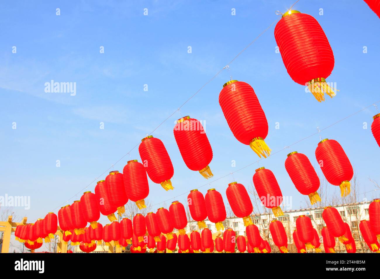 String of chinese lanterns hi-res stock photography and images - Alamy