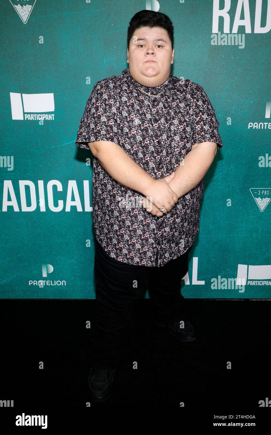LOS ANGELES, CA - OCTOBER 30: Jovan Armand at the LA Premiere of Radical at The Regency Bruin Theatre in Los Angeles, California on October 30, 2023. Copyright: xFayexSadoux Credit: Imago/Alamy Live News Stock Photo