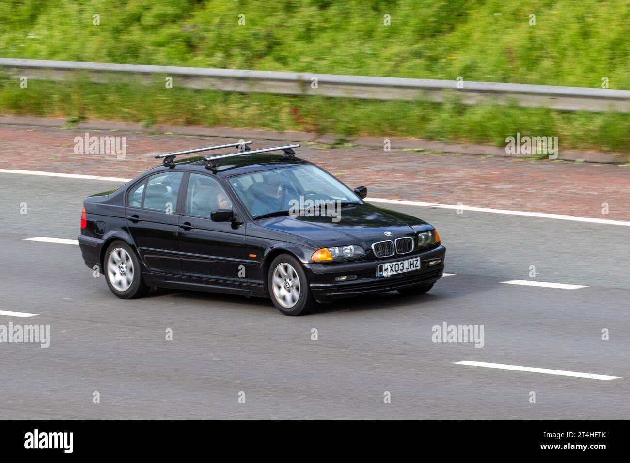 2003 Black BMW 316 I Car Saloon Petrol 1895 cc Stock Photo