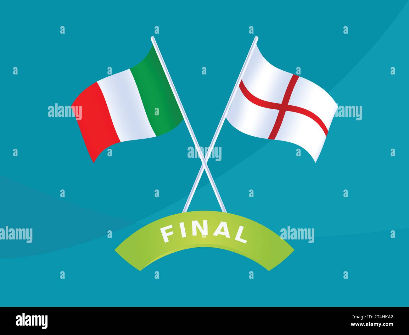 Italy vs england match football 2020 championship Vector Image Stock ...