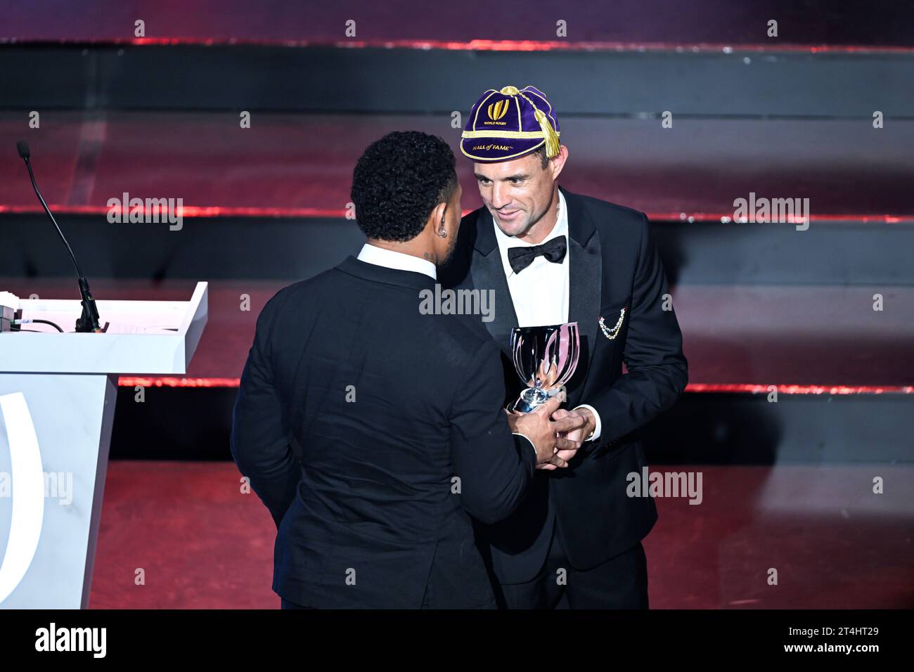 Paris, France. 29th Oct, 2023. Daniel Dan Carter and Ardie Savea during the World Rugby Awards at Opera Garnier on October 29, 2023 in Paris, France. Credit: Victor Joly/Alamy Live News Stock Photo
