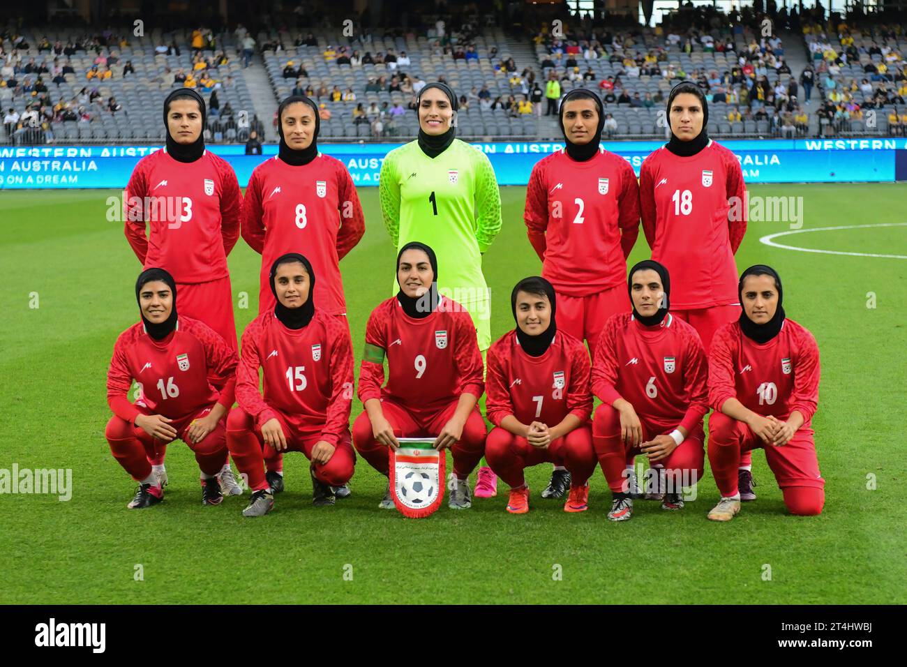 Burswood, Australia. 29th Oct, 2023. Islamic Republic of Iran women's