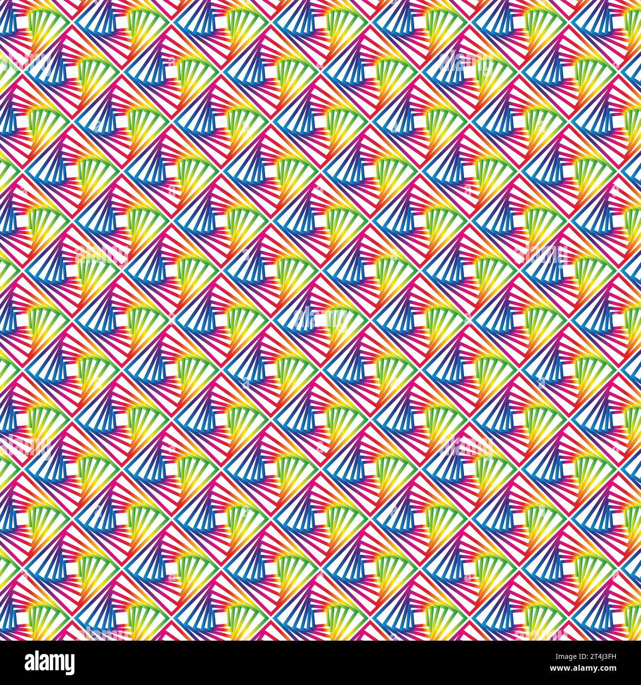 Geometric rainbow black and white gradient Vector Image Stock Vector