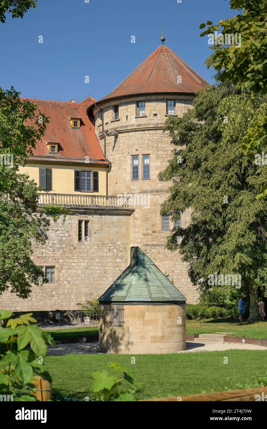 Historische Sternwarte, Nordostturm von 1507, Schloß Hohentübingen, Tübingen, Baden-Württemberg, Deutschland *** Historical Observatory, Northeast Tower from 1507, Hohentübingen Castle, Tübingen, Baden Württemberg, Germany Credit: Imago/Alamy Live News Stock Photo