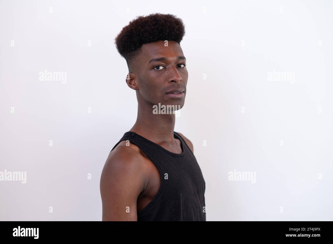 Close up portrait of handsome young man Stock Photo