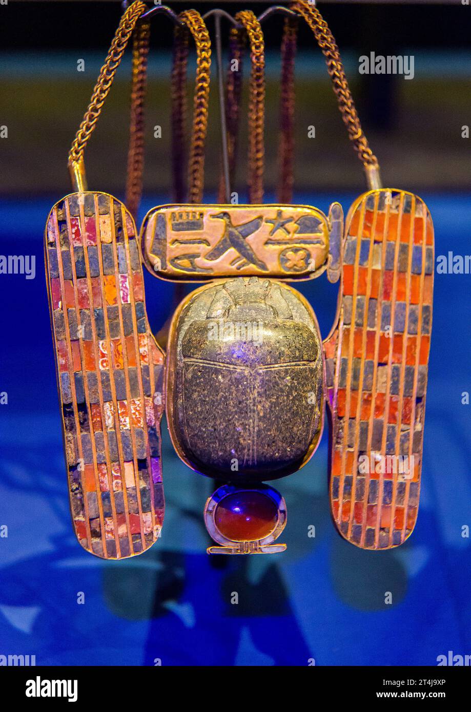 Cairo, Egyptian Museum,, burial of Psusennes, Tanis Pectoral in the