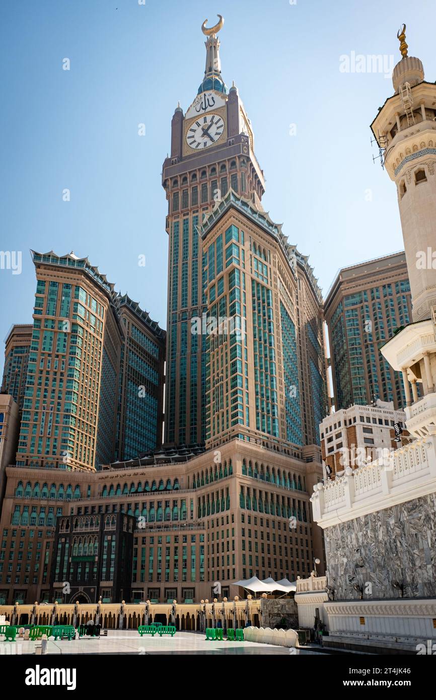 The Clock Tower, Makkah, Saudi Arabia Stock Photo