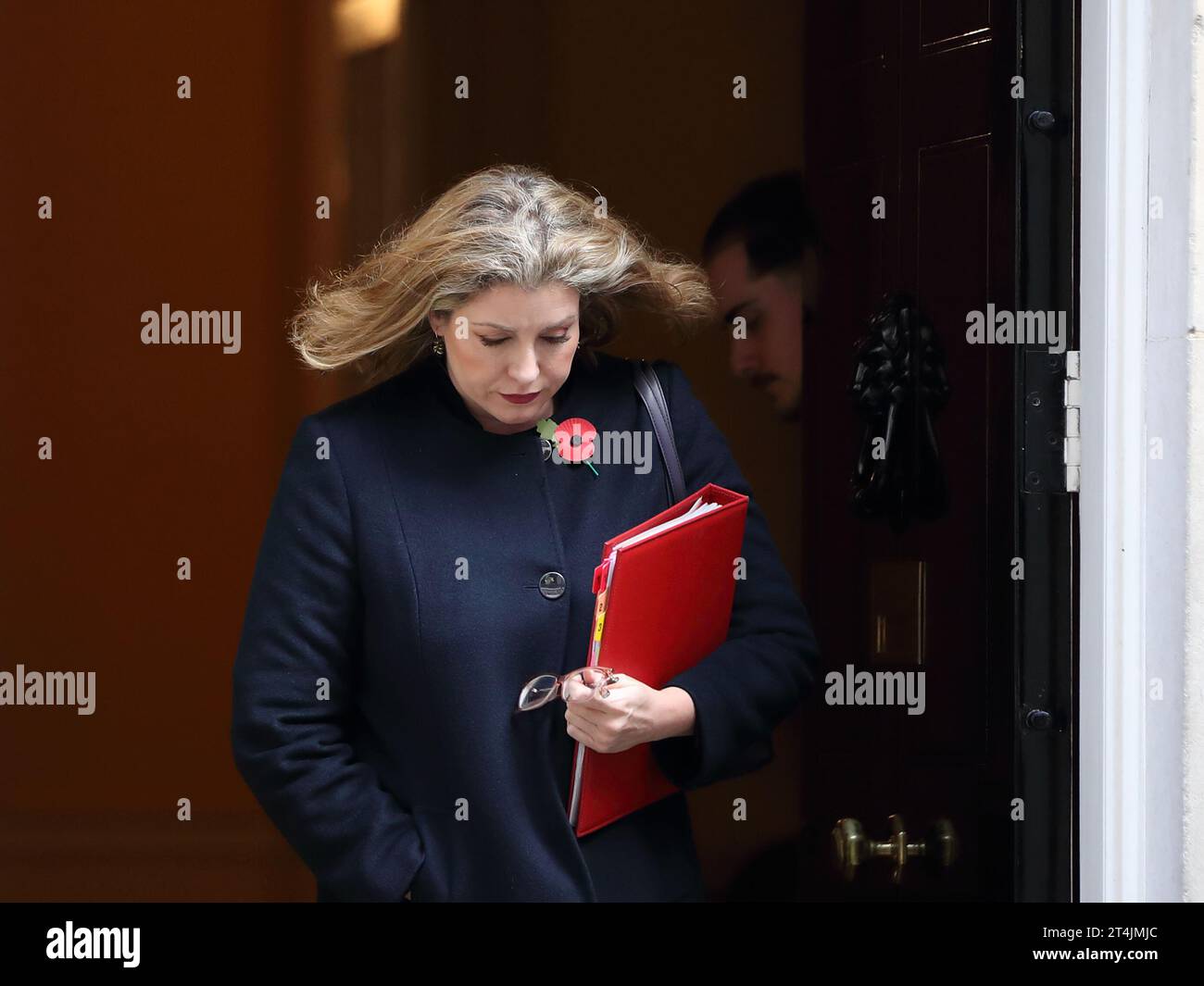London, United Kingdom. 31st Oct, 2023. Penny Mordaunt, Leader of the House of Commons leaves after the Cabinet Meeting. Credit: Uwe Deffner/Alamy Live News Stock Photo