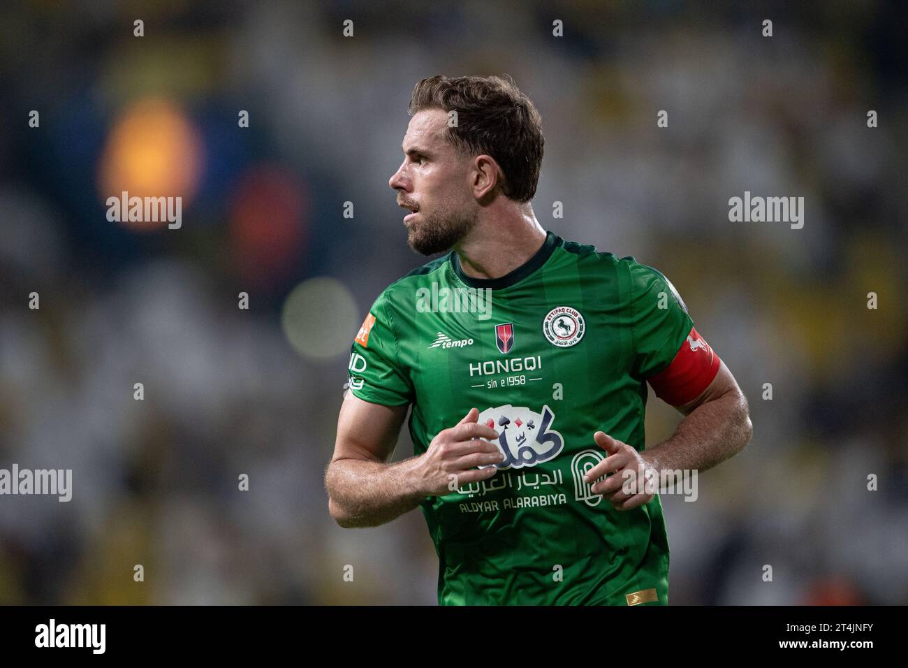 Riyadh, Saudi Arabia. 31/10/2023, Riyadh, Saudi Arabia. October 31, 2023 Jordan Henderson of Al Ettifaq FC during their Round 16 of the SAFF Saudi Arabia KingÕs Cup 2023-24 match between Al Nassr FC and Al Ettifaq FC at Al Awwal Park Stadium on October 31, 2023 in Riyadh, Saudi Arabia. Photo by Victor Fraile / Power Sport Images Stock Photo