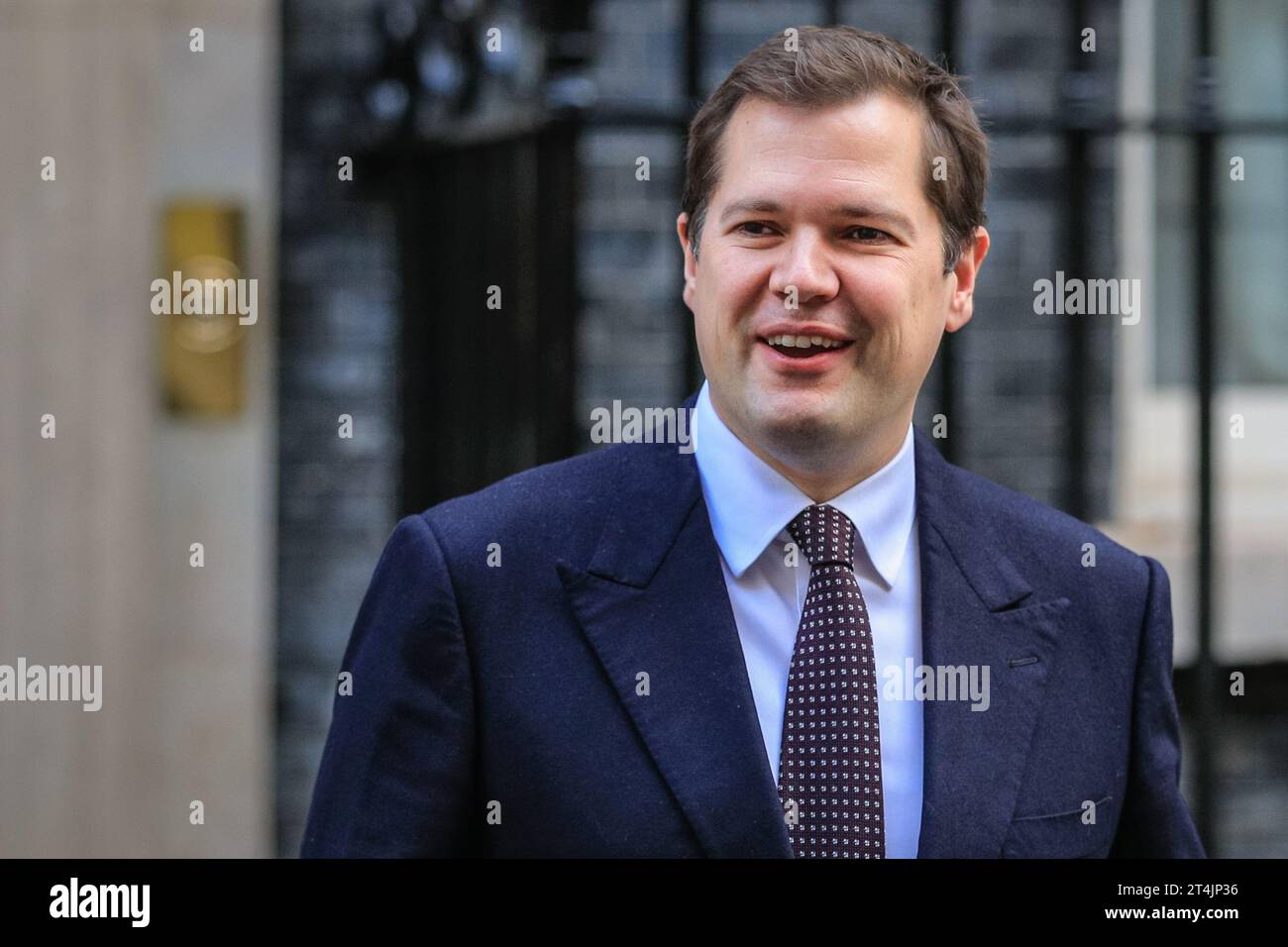 London, UK. 31st Oct, 2023. Robert Jenrick, MP, Minister of State