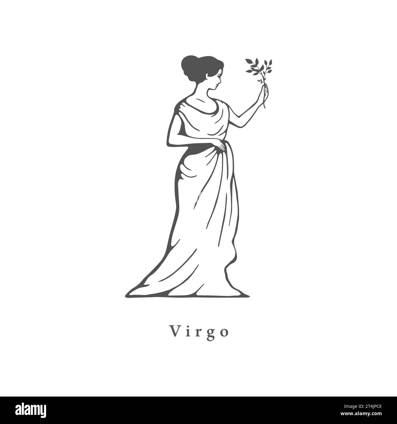 Zodiac Constellation Of Virgo Stock Motion Graphics
