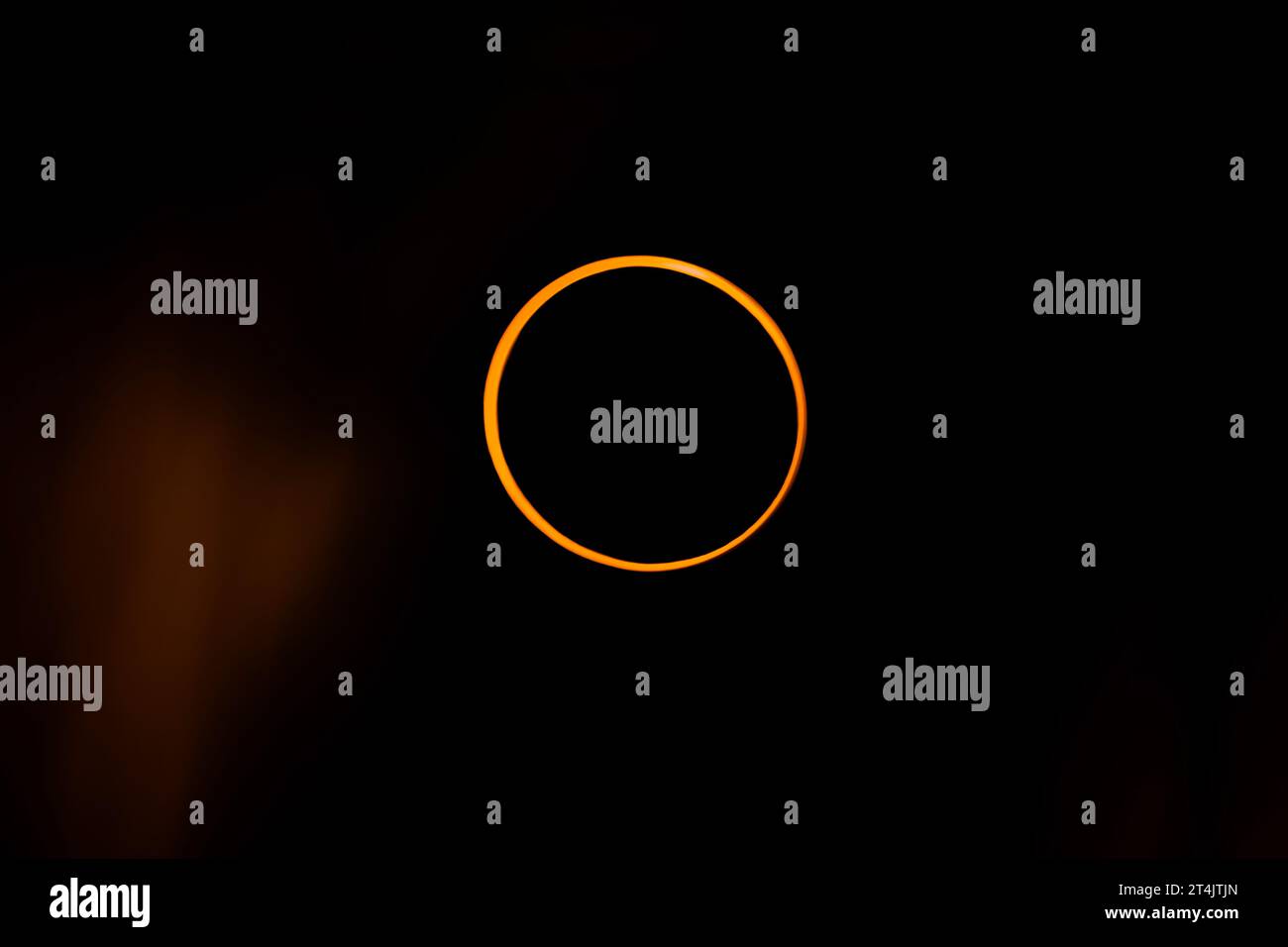 “Ring of Fire” phase of the Annular solar eclipse from San Antonio
