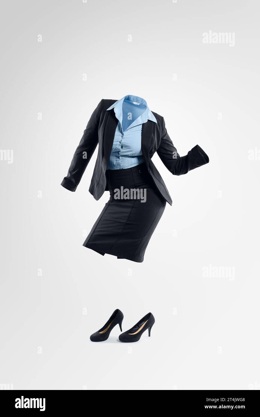 Dance Like No Ones Watching Studio Shot Of An Invisible Businesswoman