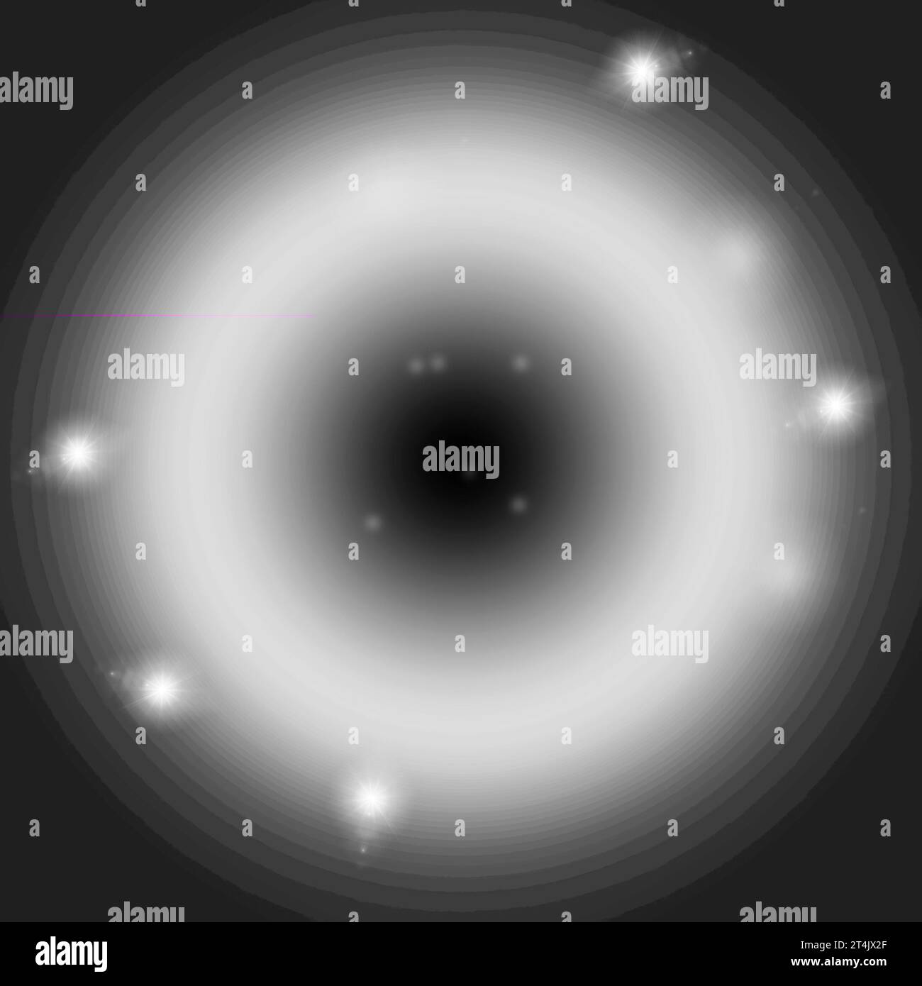 Flash light effect isolated on transparent background. White flashlight