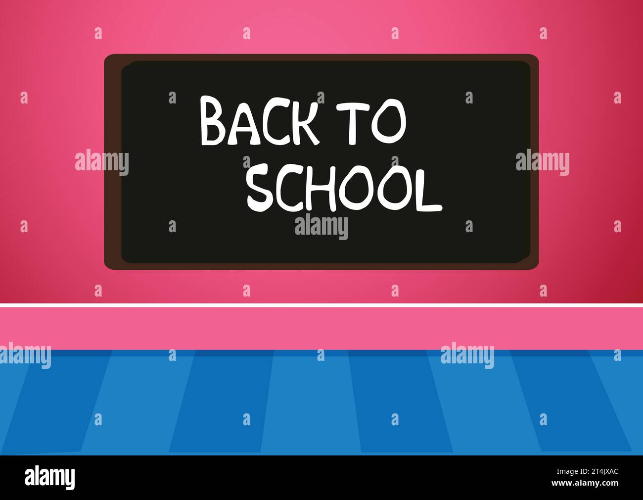 Back to school banner background design Royalty Free Vector Stock ...