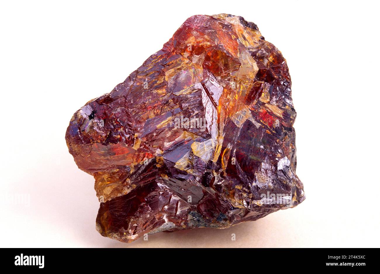 Sphalerite is a zinc and iron sulfide mineral. Sample Stock Photo Alamy
