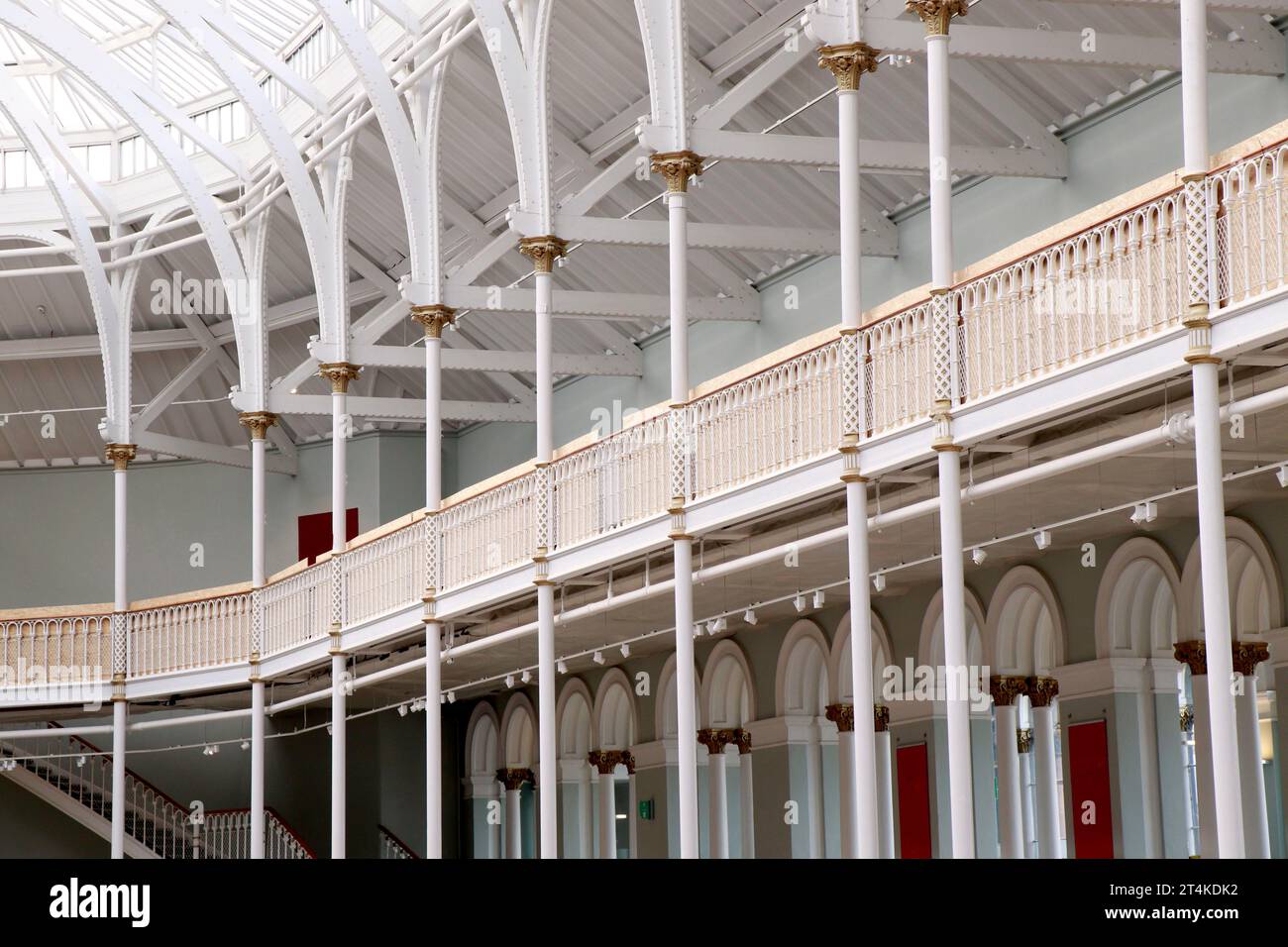 wrought iron railings and wrought iron details in the National Museum