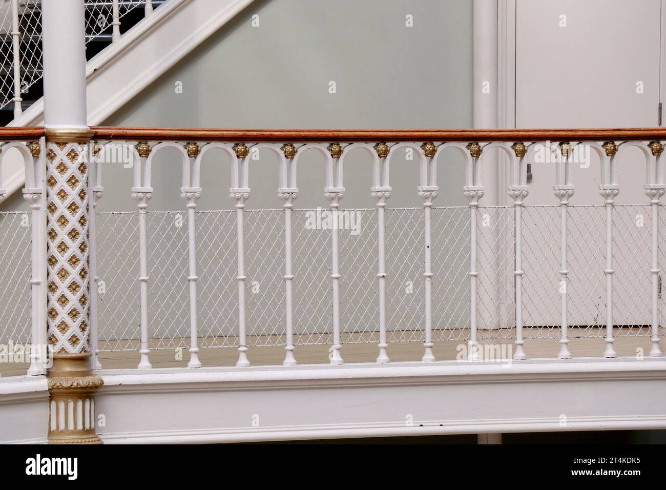 wrought iron railings and wrought iron details in the National Museum