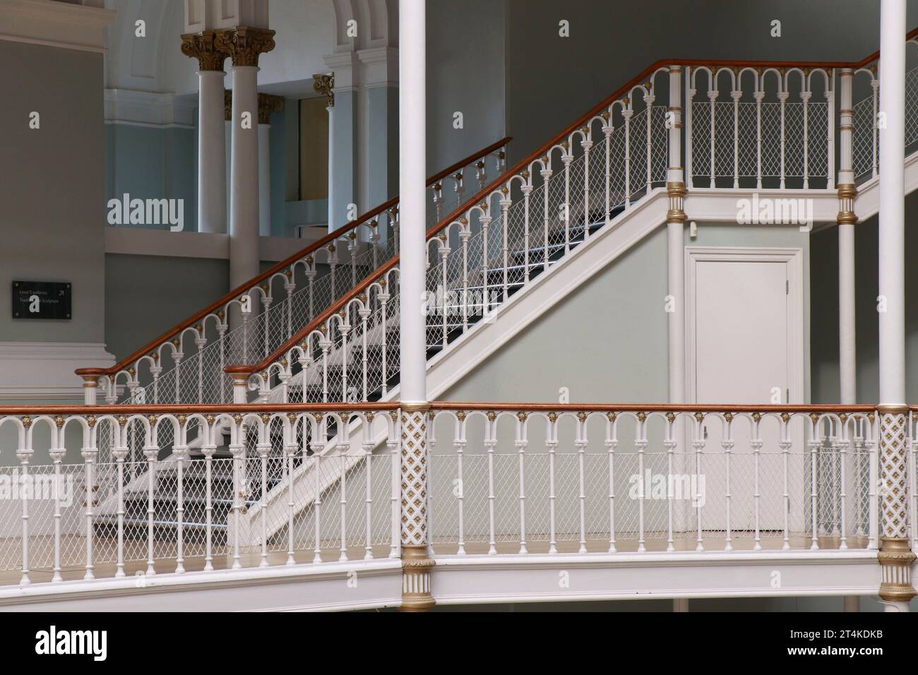 wrought iron railings and wrought iron details in the National Museum