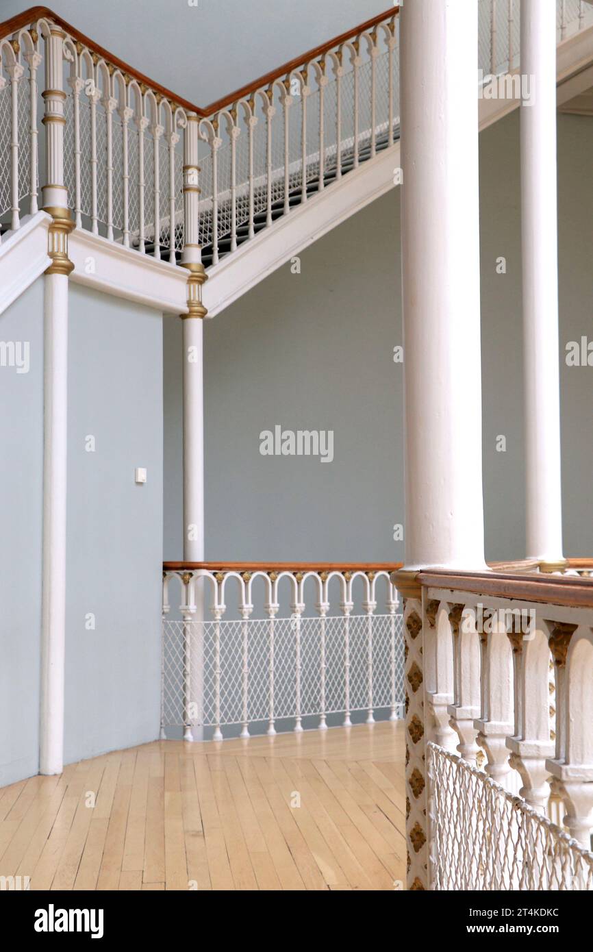 wrought iron railings and wrought iron details in the National Museum