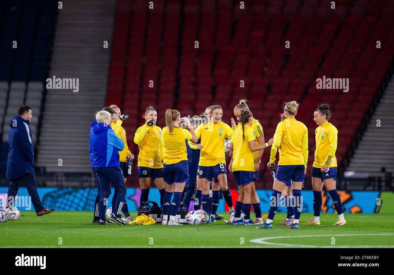 31st October 2023 Hampden Park Glasgow Scotland Uefa Womens Nations