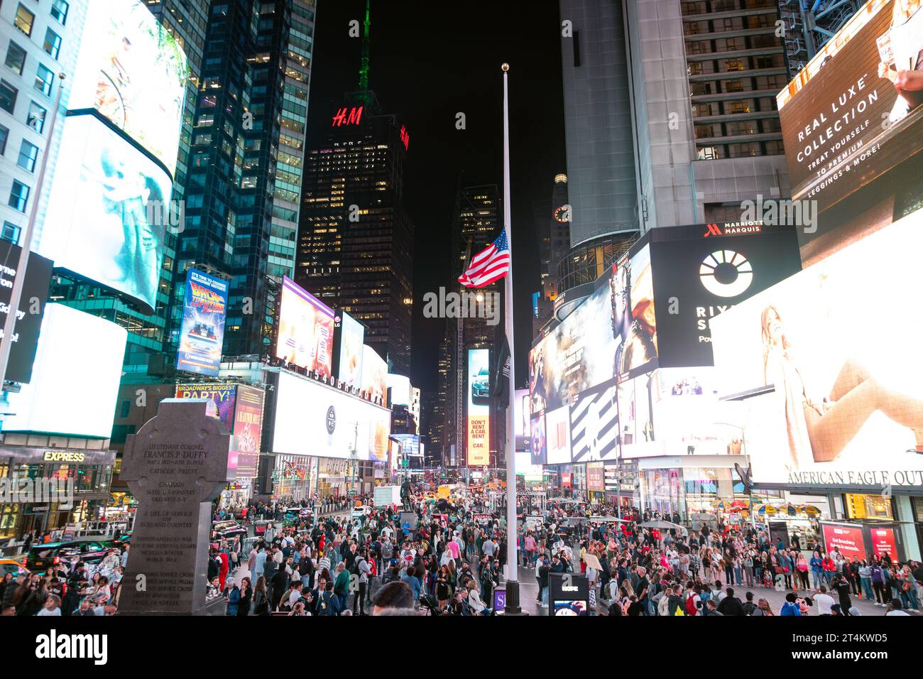 Times Square, New York City, United States of America. Stock Photo