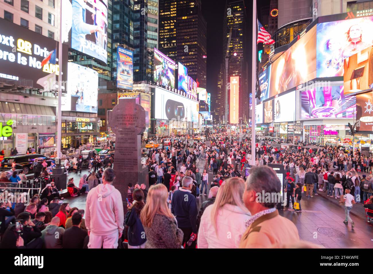 Times Square, New York City, United States of America. Stock Photo