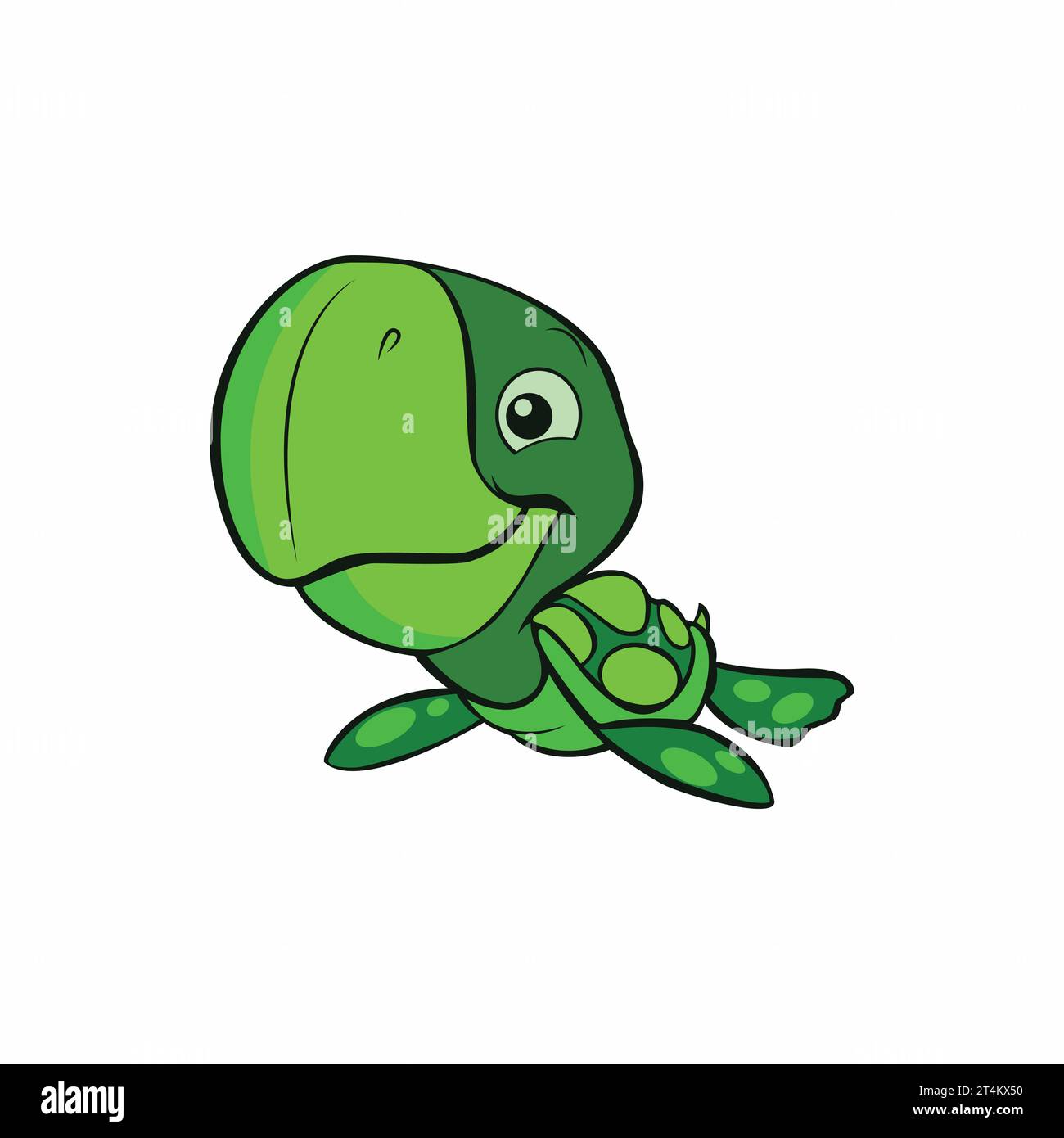Cute little turtle animal Royalty Free Vector Image Stock Vector Image ...